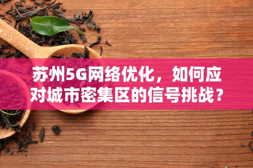 苏州5G网络优化，如何应对城市密集区的信号挑战？