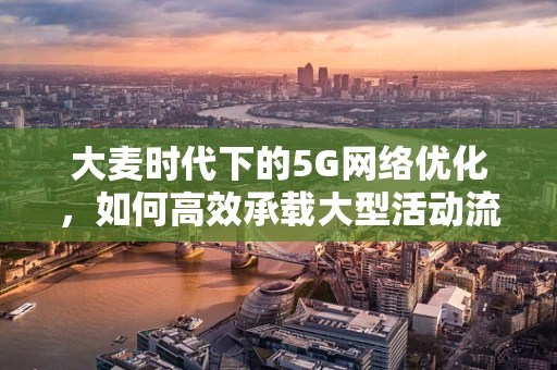 大麦时代下的5G网络优化，如何高效承载大型活动流量？