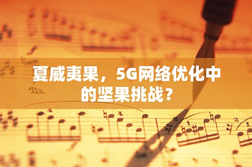 夏威夷果，5G网络优化中的坚果挑战？