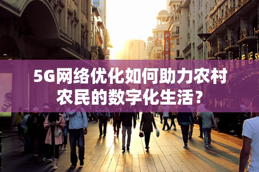 5G网络优化如何助力农村农民的数字化生活？