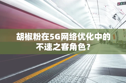 胡椒粉在5G网络优化中的不速之客角色？