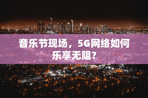 音乐节现场，5G网络如何乐享无阻？